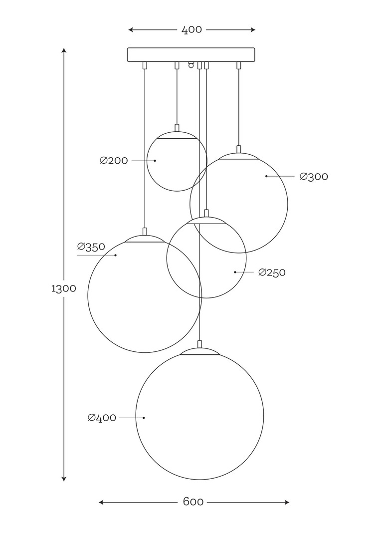 Aussicht Famlight moderne Pendelleuchte Muna Satz von 5 Ausführung Edelstahl Famlight moderne Pendelleuchte Muna Satz von 5 Ausführung Edelstahl
