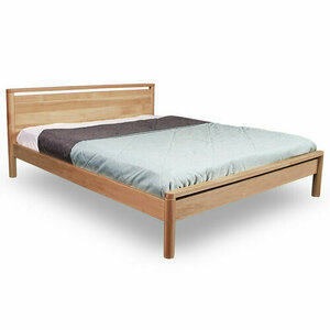 Doppelbett WoodMan Drop Hard 140x200 Buchenholz unbehandelt WUA-01266 small 0