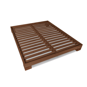 Holzbett WoodMan Cube 180x200 Buche Walnuss japanischer Stil WUA-00932 small 1