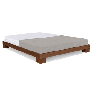 Holzbett WoodMan Cube 180x200 Buche Walnuss japanischer Stil WUA-00932 small 0