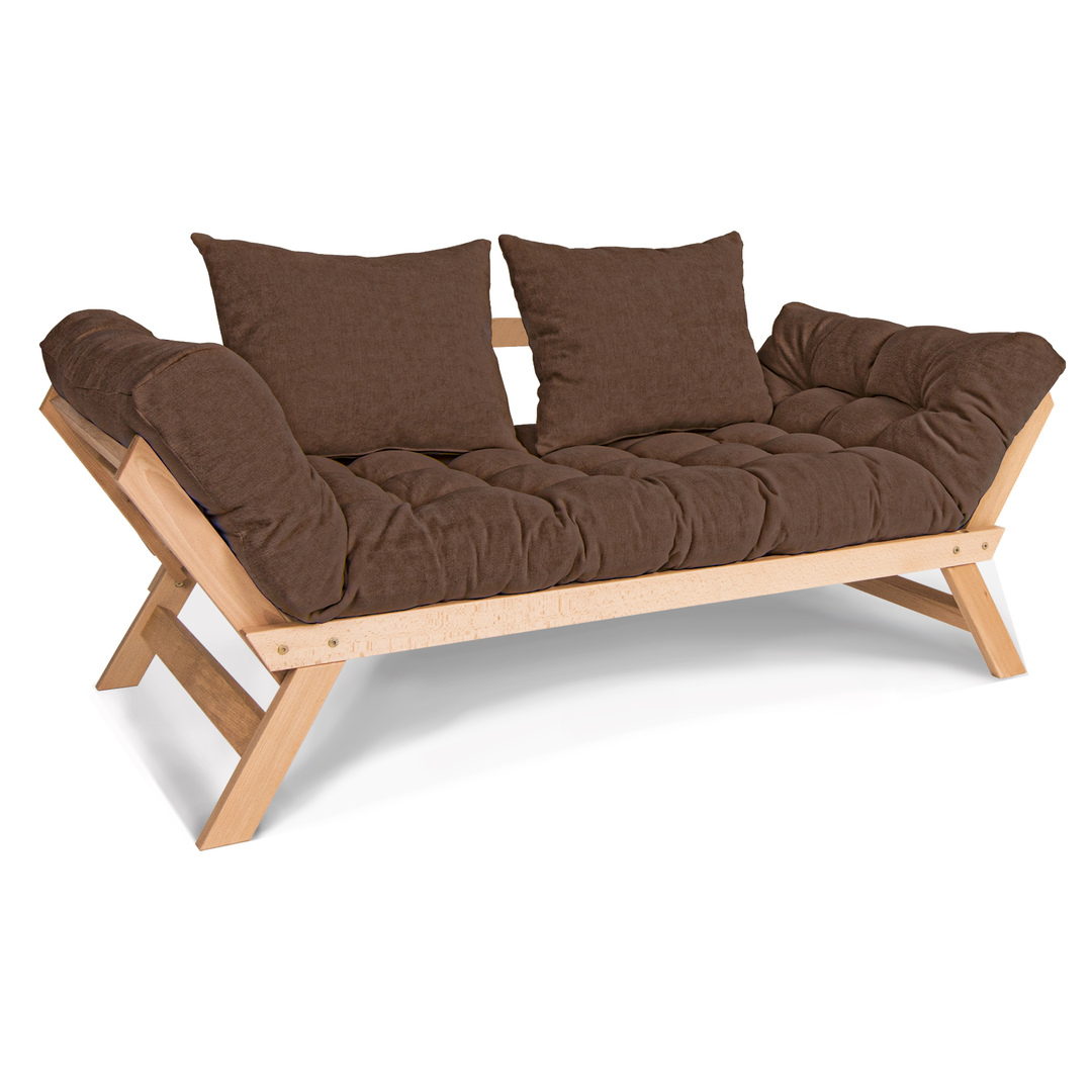 Prüfen Schlafsofa Allegro WoodMan Buche naturbraun WUA-00381 Schlafsofa Allegro WoodMan Buche naturbraun WUA-00381