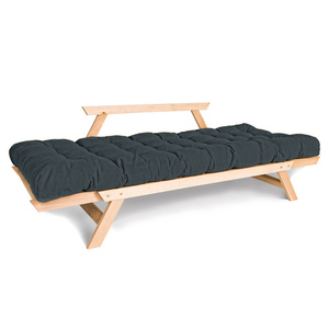 Schlafsofa Allegro WoodMan Buche natürlich Graphit 80x203 cm WUA-00377 small 2