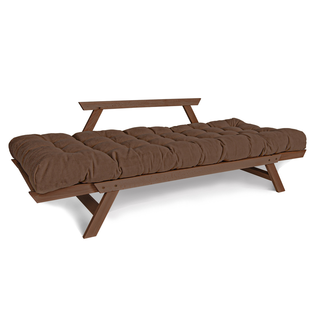 Vorschau Schlafsofa WoodMan Allegro Buche Walnuss braun 203x80 cm WUA-00533 Schlafsofa WoodMan Allegro Buche Walnuss braun 203x80 cm WUA-00533