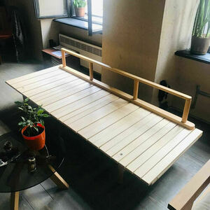 Daybed WoodMan Le MAR Buchenholz 201x144 cm mit Matratze SKU 201223 small 10
