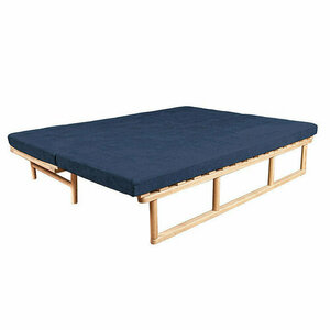 Schlafsofa WoodMan ausziehbar Buche massiv marineblau WUA-01379 small 3