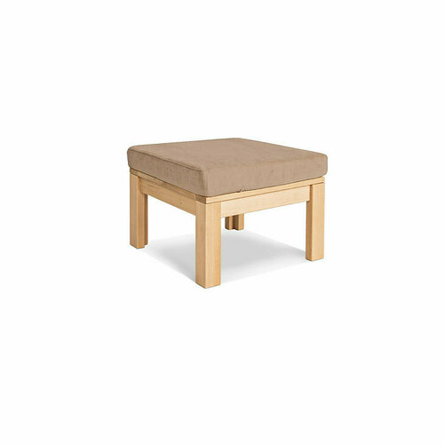 Prüfen Sitzpouf WoodMan Mexico 2-in-1 Tischhocker beige Buchenholz WUA-00852
