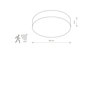 Plafond ARENA SENSOR 10186 Nowodvorski small 1