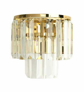 Wandlampe Max Light Monaco W0288 Gold 2-flammig G9 Metall Glas 0 Wandlampe Max Light Monaco W0288 Gold 2-flammig G9 Metall Glas small 0