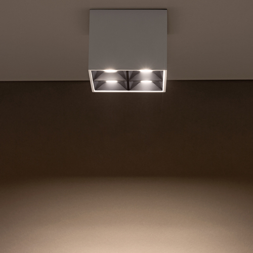 Prüfen Weißes quadratisches Downlight MIDI LED 16W 3000K - 10047 Nowodvorski