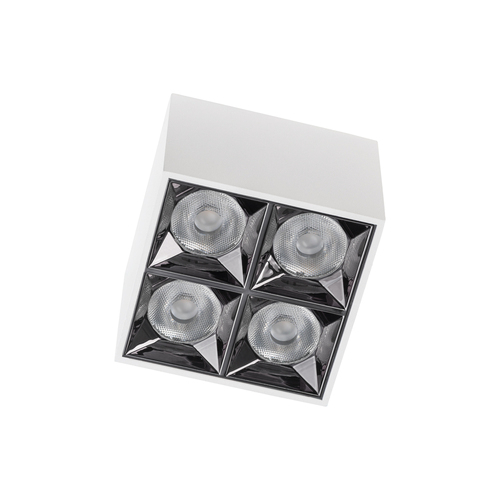 Prüfen Weißes quadratisches Downlight MIDI LED 16W 3000K - 10047 Nowodvorski