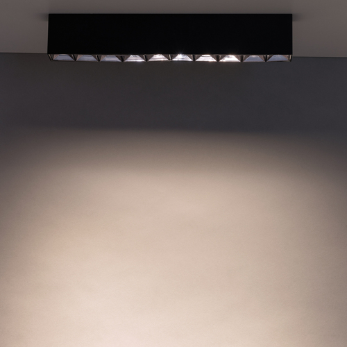 Prüfen Nowodvorski MIDI LED 10060 Anbauleuchte schwarz 10×LED 40 W 4000 K 38,5 cm