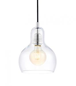 Pendelleuchte vierflammig LONGIS Chrom, Schiene 115 cm, 4 verschiedene Glasschirme, E27, KASPA small 5