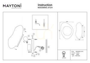 Wandleuchte MABELL MOD306WL-01CH Maytoni small 3