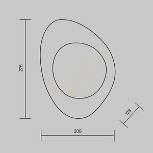 Wandleuchte MABELL MOD306WL-01CH Maytoni small 5