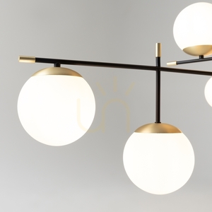 Maytoni Nostalgia Kronleuchter MOD048PL-09G schwarz-gold 9×E14 131,5 cm small 12