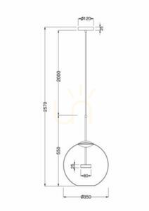 COMETA Pendelleuchte MOD056PL-L12G3K Maytoni small 8