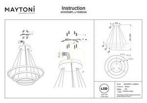 RIM Pendelleuchte MOD058PL-L100BS4K Maytoni small 6