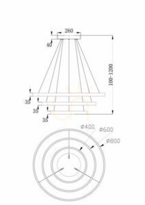 RIM Pendelleuchte MOD058PL-L100BS4K Maytoni small 7