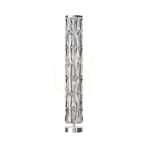 Maytoni Puntes MOD043FL-08CH Stehleuchte Chrom mit Kristallen 8×E14 small 2