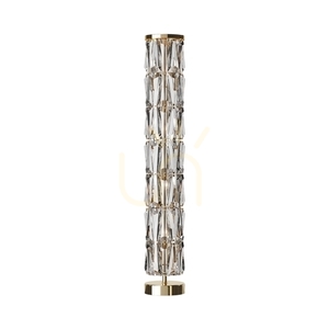 Maytoni Puntes MOD043FL-08G Stehleuchte Gold mit Kristallen 8×E14 small 3