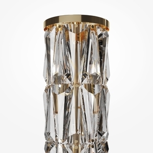 Maytoni Puntes MOD043FL-08G Stehleuchte Gold mit Kristallen 8×E14 small 5