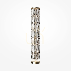 Maytoni Puntes MOD043FL-08G Stehleuchte Gold mit Kristallen 8×E14 small 0