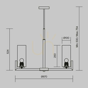 FORTANO Hängeleuchte MOD089PL-06BS Maytoni small 10