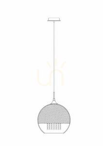 FERMI P140-PL-170-1-G Pendelleuchte von Maytoni small 6