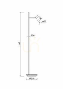 ESTUDO Z010FL-L8B3K Stehleuchte Maytoni small 9