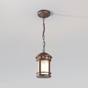 SALAMANCA Außen-Pendelleuchte O031PL-01BR IP44 Maytoni small 0
