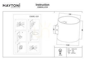 ROND Wandleuchte C066WL-01W Maytoni small 4