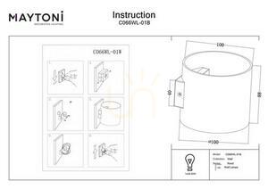 ROND Wandleuchte C066WL-01B Maytoni small 5