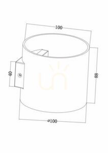 ROND Wandleuchte C066WL-01B Maytoni small 6
