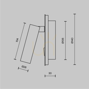 Wandleuchte IOS 176 C176-WL-01-6W-MG Maytoni small 11