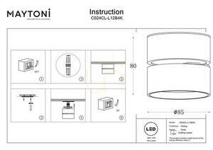 Plafond ONDA C024CL-L12B4K Maytoni small 7