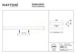 BASIS Schienenleuchte TR012-2-20W3K-B Maytoni small 4