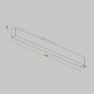 BASIS Schienenleuchte TR012-2-20W3K-B Maytoni small 5