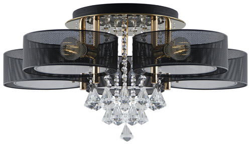 Prüfen ANTILA DRS8006/5 Plafond E27 5 Lampen. LED