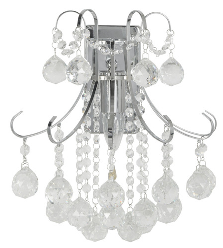 Prüfen BARCELONA 6245/1 wandleuchte 1lampig e27 chrom 8c