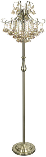 Prüfen BARCELONA 6248/4f Stehlampe 4p.e14 Messing 21qg