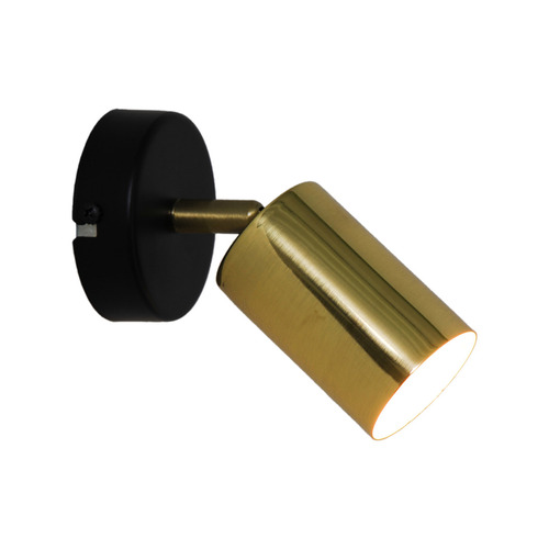 Prüfen Zuma Line VILA Wandleuchte Schwarz-Gold GU10 50 W 003064-016844