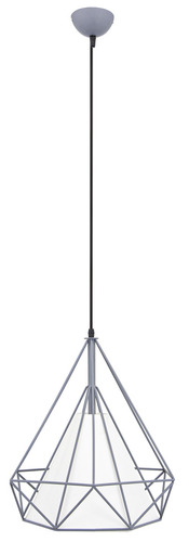 Prüfen PIRAMIDA Lampe 8802/1 Hängeleuchte cord.1lb.E27 GREY MAT