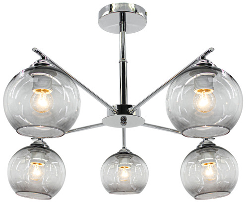 Prüfen NEAPOL Lampe 1859/5 Leuchte 5lb.E27 Chrom 8C