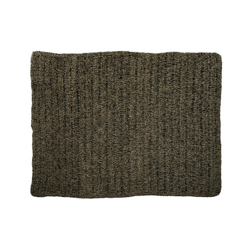 Prüfen Seegras Naturteppich Schwarz - 180x240