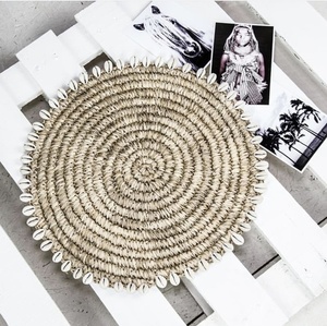 Tischset Bazar Bizar Raffia Shell – Natur small 1