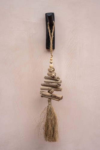 Prüfen Wanddekoration Raffia Driftwood BAZAR BIZAR Naturholz 60 cm