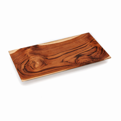 Prüfen BAZAR BIZAR Teak Root L Sushi-Teller aus Teakholz, 35 × 18 cm