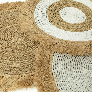 Tischset Bazar Bizar Seagrass Raffia natur 45 × 45 cm BAVE001N small 8