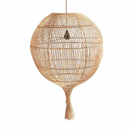 Prüfen Rattan-Lampenschirm Bazar Bizar Wonton, naturfarben, 50 × 80 cm