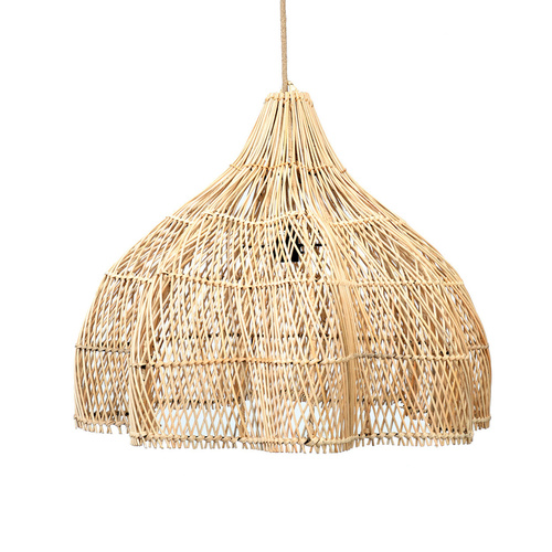 Prüfen Flechtblumen-Kronleuchter - The Whipped M, E27, Rattan